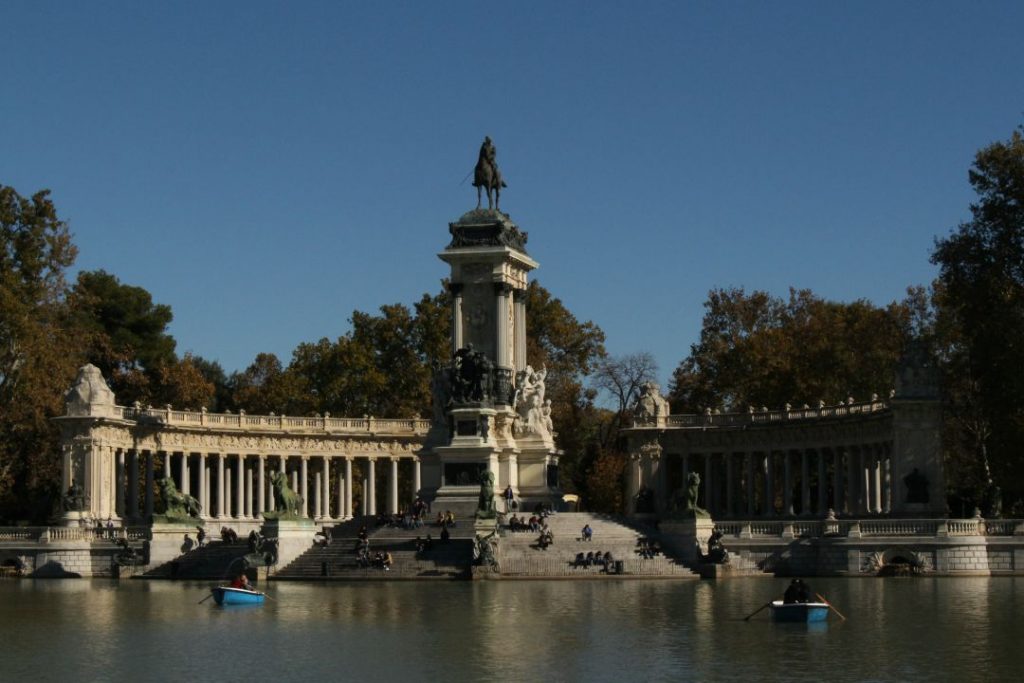 Monument to Alfonso XII in Retiro Park