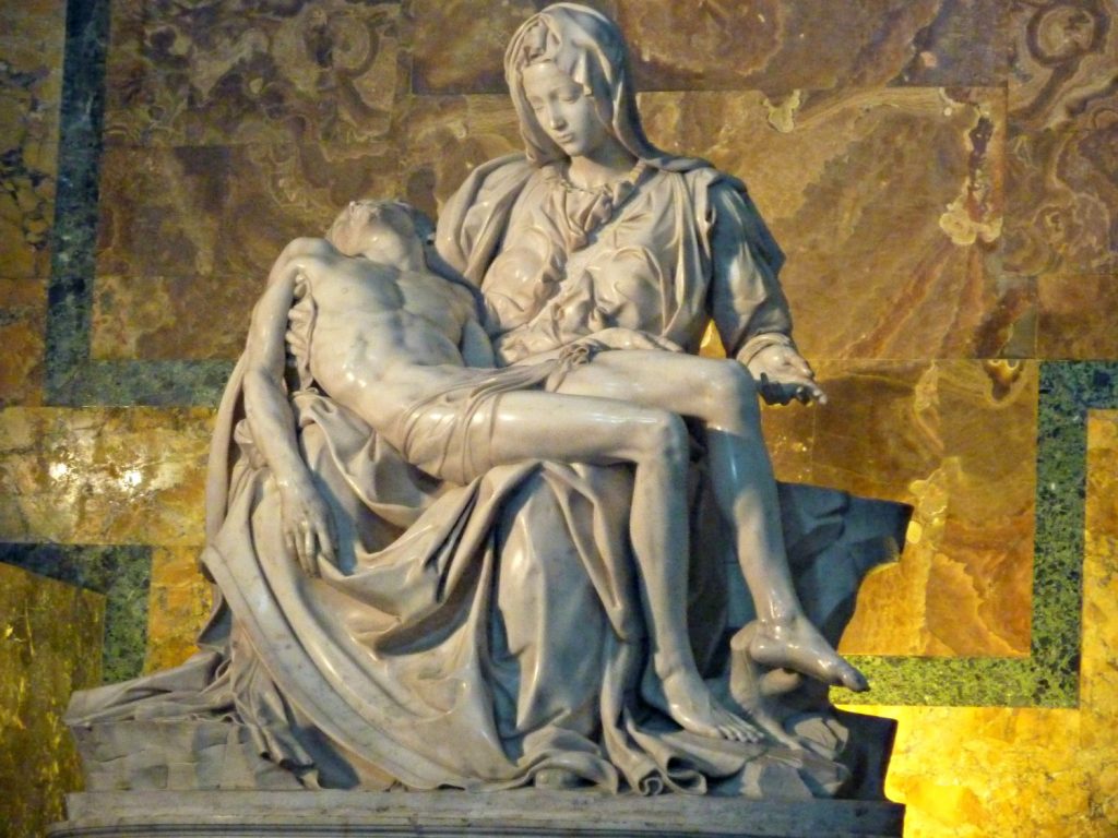 Rome St Peters - Pietà Michelangelo Buonarroti