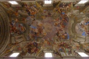 Rome church ceiling