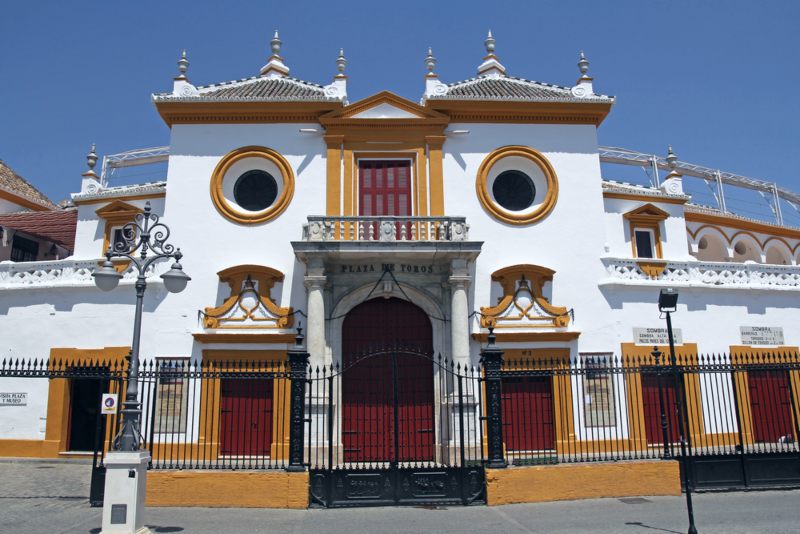 Bull ring in Seville Spain