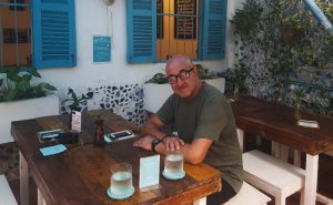 Artillery Arts Cafe outdoor seating phnom penh