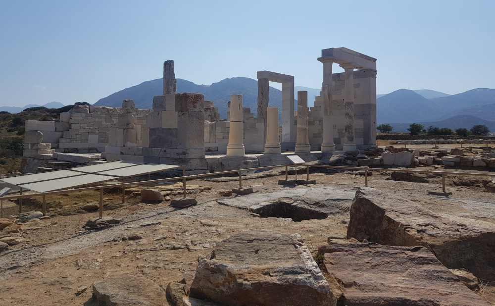 Naxos Greece: Travel Guide 2023 11 A photo of the ruins of the Temple of Demter, near Sangria village in Naxos, Greece
