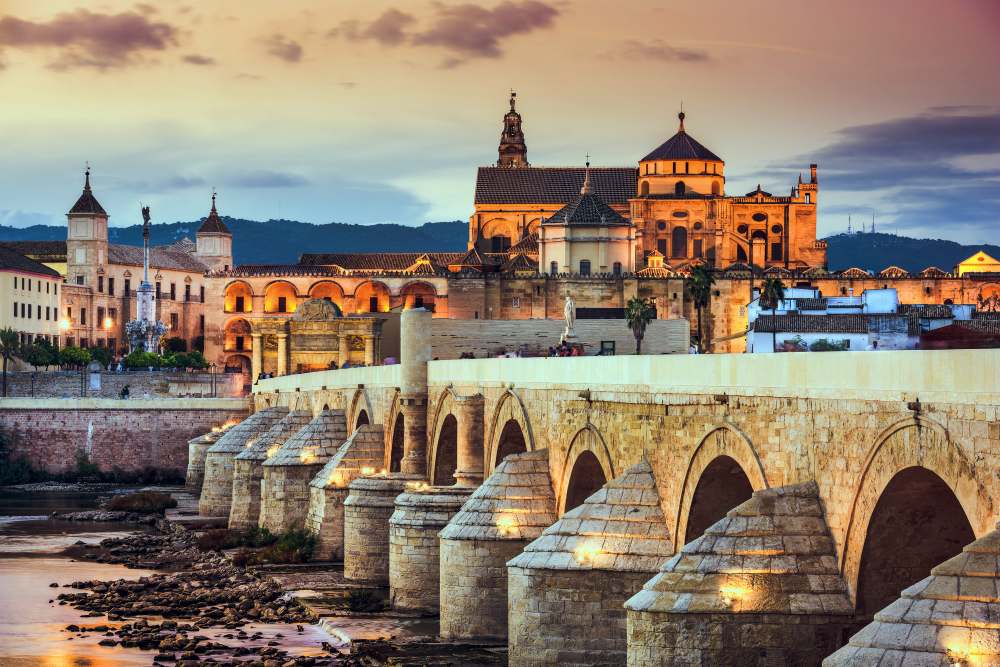 Roman Bridge in Cordoba Spain 