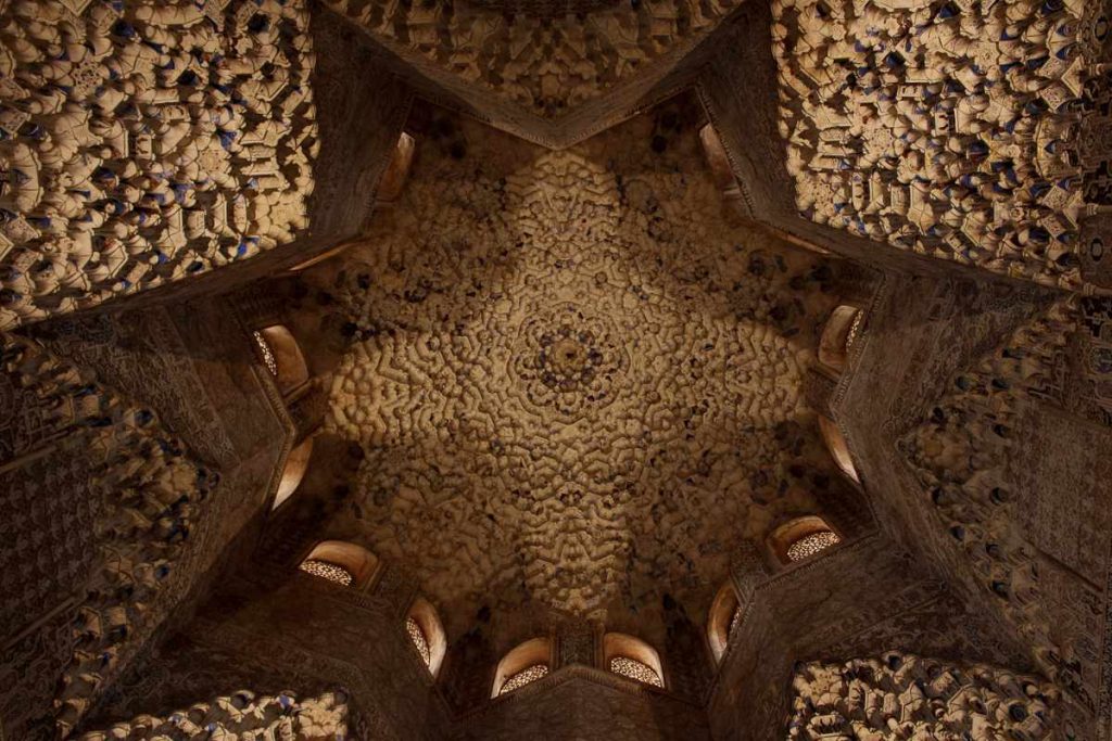 Alhambra Ceiling Granada Spain