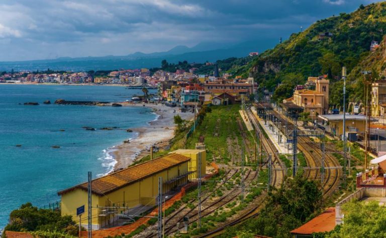 sicily by car rome train station