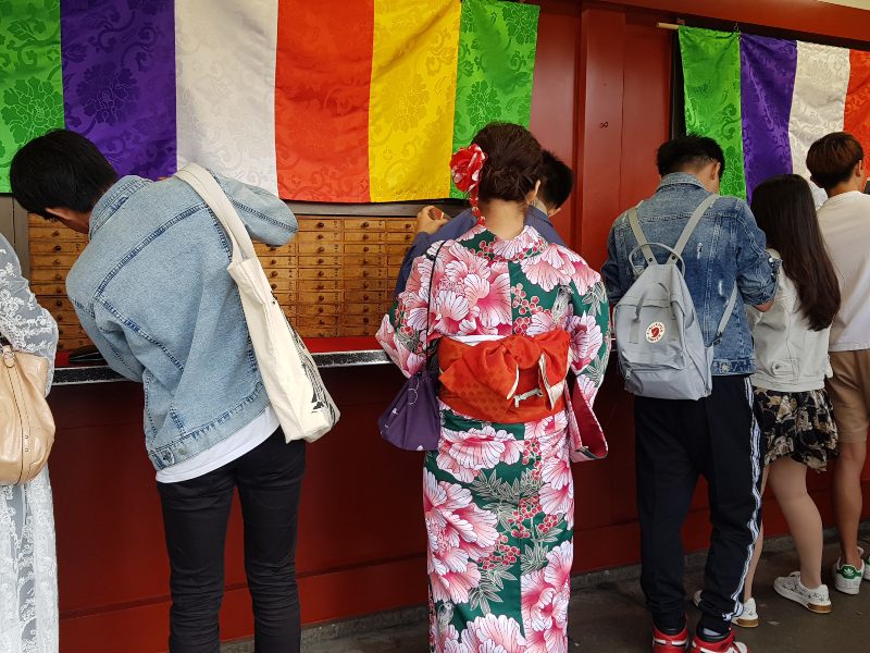 Temple offerings Sensoji Japan 